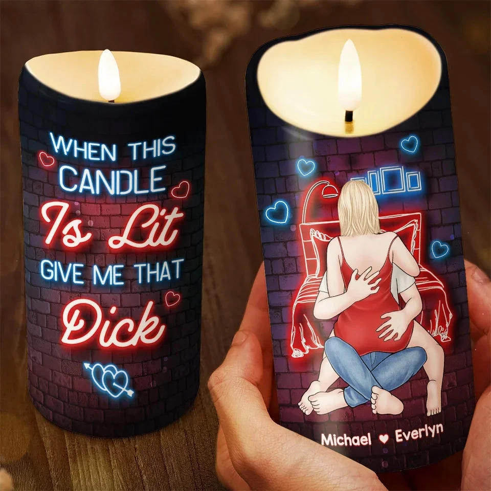 My Love For You Sparkles Like The Brightest Star - Couple Personalized Custom LED Candle - Christmas Gift For Husband Wife, Anniversary 3 My Love For You Sparkles Like The Brightest Star - Couple Personalized Custom LED Candle - Christmas Gift For Husband Wife, Anniversary - Image 3