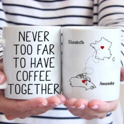 Miles Can’t Break The Bond We Share - Bestie Personalized Custom Mug - Christmas Gift For Best Friends, BFF, Sisters 7 Miles Can’t Break The Bond We Share - Bestie Personalized Custom Mug - Christmas Gift For Best Friends, BFF, Sisters -Pawfect House Store 673af701206cd