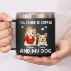 All I Need Is Coffee And My Fur Babies - Dog & Cat Personalized Custom 14oz Stainless Steel Tumbler With Handle - Christmas Gift For Pet Owners, Pet Lovers 9 All I Need Is Coffee And My Fur Babies - Dog & Cat Personalized Custom 14oz Stainless Steel Tumbler With Handle - Christmas Gift For Pet Owners, Pet Lovers -Pawfect House Store 673ee8de5ddf4