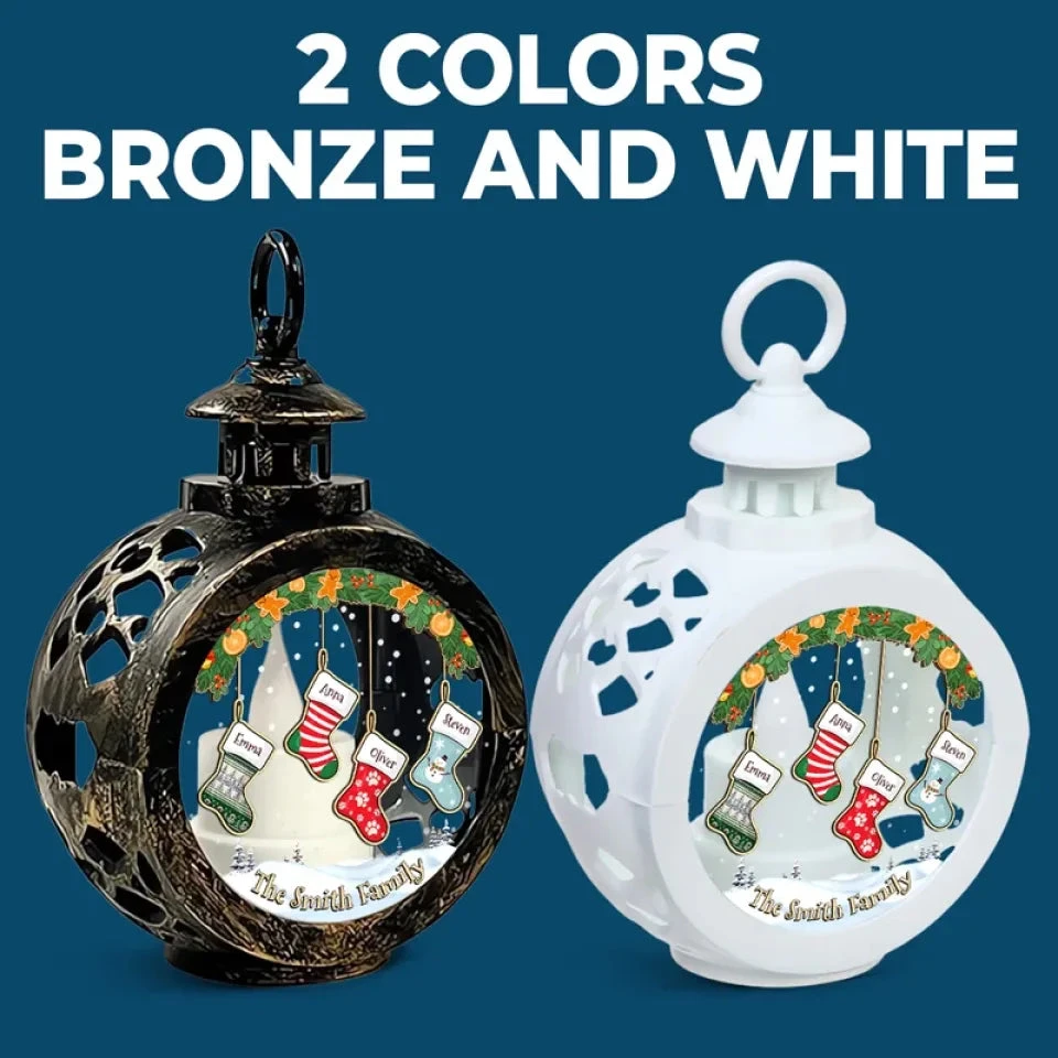 Christmas Cookies Pretty Much Sum Up My Family - Family Personalized Custom Candlelight Lantern Ornament - Christmas Gift For Family Members 6 Christmas Cookies Pretty Much Sum Up My Family - Family Personalized Custom Candlelight Lantern Ornament - Christmas Gift For Family Members - Image 6