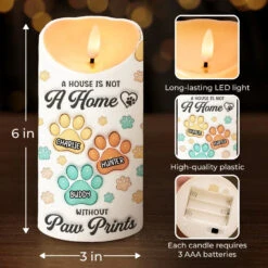 Fur Babies Make Life Sweeter - Dog & Cat Personalized Custom 3D Inflated Effect Printed LED Candle - Christmas Gift For Pet Owners, Pet Lovers 7 Fur Babies Make Life Sweeter - Dog & Cat Personalized Custom 3D Inflated Effect Printed LED Candle - Christmas Gift For Pet Owners, Pet Lovers -Pawfect House Store 67405a3fd72cf