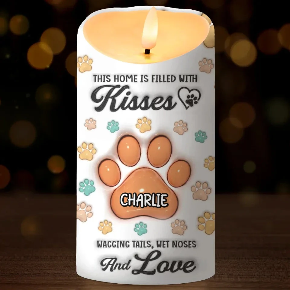 Fur Babies Make Life Sweeter - Dog & Cat Personalized Custom 3D Inflated Effect Printed LED Candle - Christmas Gift For Pet Owners, Pet Lovers 2 Fur Babies Make Life Sweeter - Dog & Cat Personalized Custom 3D Inflated Effect Printed LED Candle - Christmas Gift For Pet Owners, Pet Lovers - Image 2