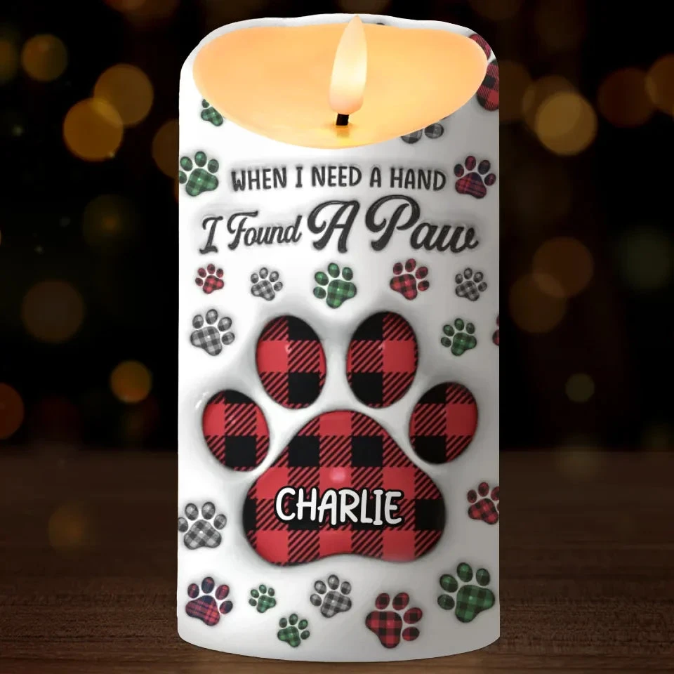 Life’s Better With A Tail - Dog & Cat Personalized Custom 3D Inflated Effect Printed LED Candle - Christmas Gift For Pet Owners, Pet Lovers 2 Life’s Better With A Tail - Dog & Cat Personalized Custom 3D Inflated Effect Printed LED Candle - Christmas Gift For Pet Owners, Pet Lovers - Image 2