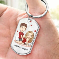 Your Love Is My Greatest Blessing - Couple Personalized Custom Keychain - Christmas Gift For Husband Wife, Anniversary -Pawfect House Store 674107c859a2a