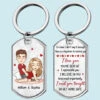 Your Love Is My Greatest Blessing - Couple Personalized Custom Keychain - Christmas Gift For Husband Wife, Anniversary