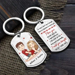 Your Love Is My Greatest Blessing - Couple Personalized Custom Keychain - Christmas Gift For Husband Wife, Anniversary -Pawfect House Store 674107ce8a62e