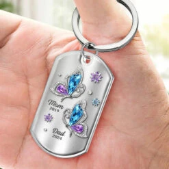 Until I See You Again - Memorial Personalized Custom Keychain - Sympathy Gift, Christmas Gift For Family Members -Pawfect House Store 67442b8de500b