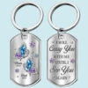 Until I See You Again - Memorial Personalized Custom Keychain - Sympathy Gift, Christmas Gift For Family Members
