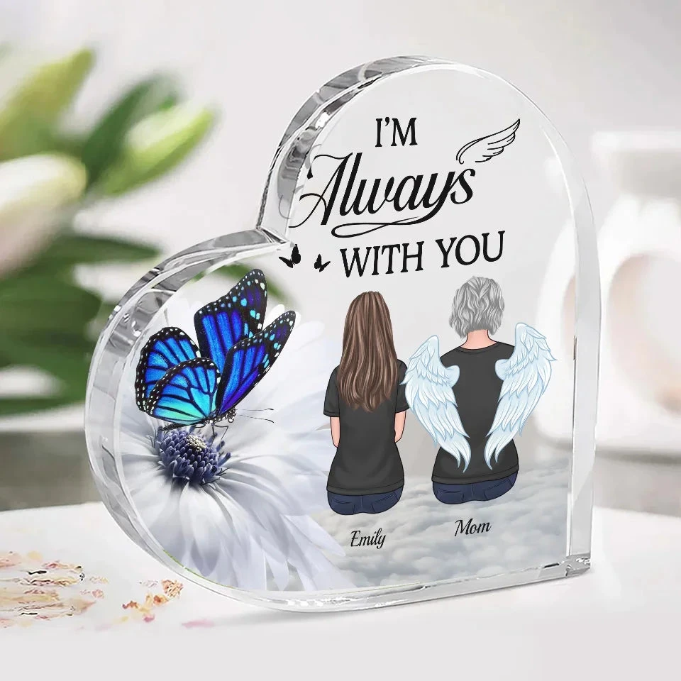 Your Love Leaves A Lasting Legacy - Memorial Personalized Custom Heart Shaped Acrylic Plaque - Sympathy Gift For Family Members 3 Your Love Leaves A Lasting Legacy - Memorial Personalized Custom Heart Shaped Acrylic Plaque - Sympathy Gift For Family Members - Image 3