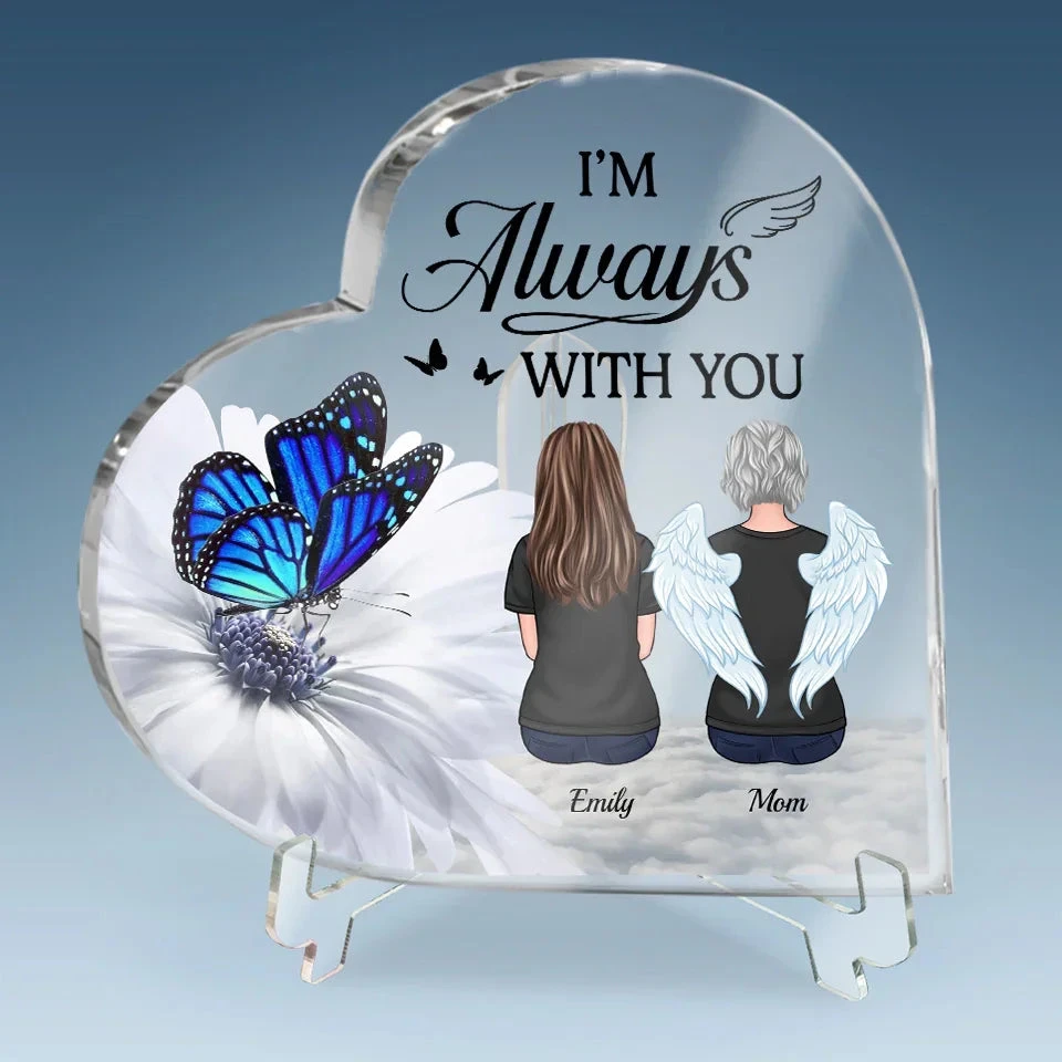 Your Love Leaves A Lasting Legacy - Memorial Personalized Custom Heart Shaped Acrylic Plaque - Sympathy Gift For Family Members 4 Your Love Leaves A Lasting Legacy - Memorial Personalized Custom Heart Shaped Acrylic Plaque - Sympathy Gift For Family Members - Image 4