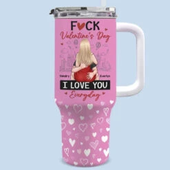 You Are My Everything - Couple Personalized Custom 40 Oz Stainless Steel Tumbler With Handle - Valentine Gift For Husband Wife, Anniversary