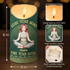What You Imagine You Create - Yoga Personalized Custom LED Candle - Christmas Gift For Yoga Lovers 7 What You Imagine You Create - Yoga Personalized Custom LED Candle - Christmas Gift For Yoga Lovers -Pawfect House Store 6746dcb266795
