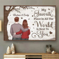One Love, One Heart, One Destiny - Couple Personalized Custom Horizontal Poster - Christmas Gift For Husband Wife, Anniversary -Pawfect House Store 6746e54b8efa2