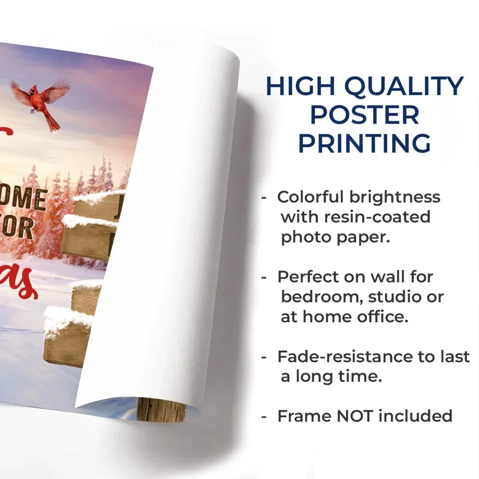 All Hearts Come Home For Christmas - Family Personalized Custom Horizontal Poster - Christmas Gift For Family Members 5 All Hearts Come Home For Christmas - Family Personalized Custom Horizontal Poster - Christmas Gift For Family Members - Image 5