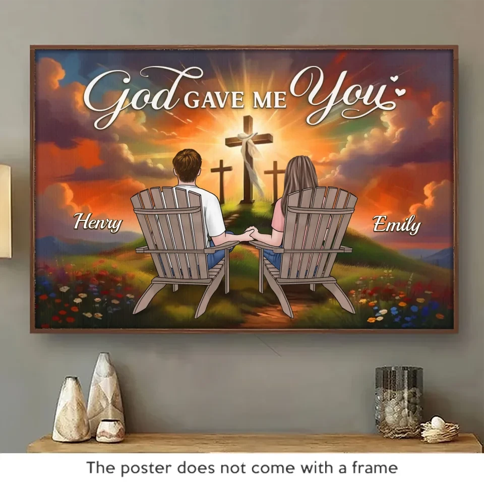 Favorite Person, Favorite Place - Couple Personalized Custom Horizontal Poster - Gift For Husband Wife, Anniversary 2 Favorite Person, Favorite Place - Couple Personalized Custom Horizontal Poster - Gift For Husband Wife, Anniversary - Image 2