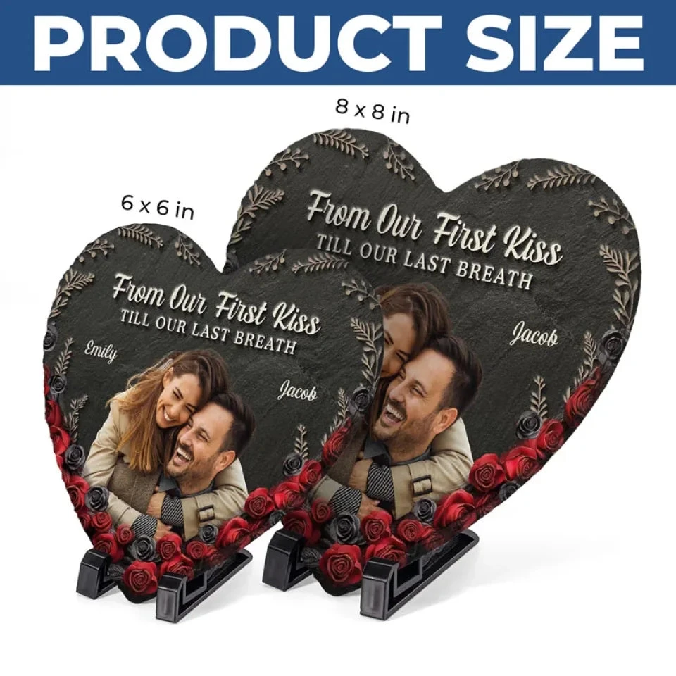 Custom Photo You Are, And Always Have Been, My Dream - Couple Personalized Custom Heart Shaped Stone With Stand - Christmas Gift For Husband Wife, Anniversary, First Christmas 5 Custom Photo You Are, And Always Have Been, My Dream - Couple Personalized Custom Heart Shaped Stone With Stand - Christmas Gift For Husband Wife, Anniversary, First Christmas - Image 5