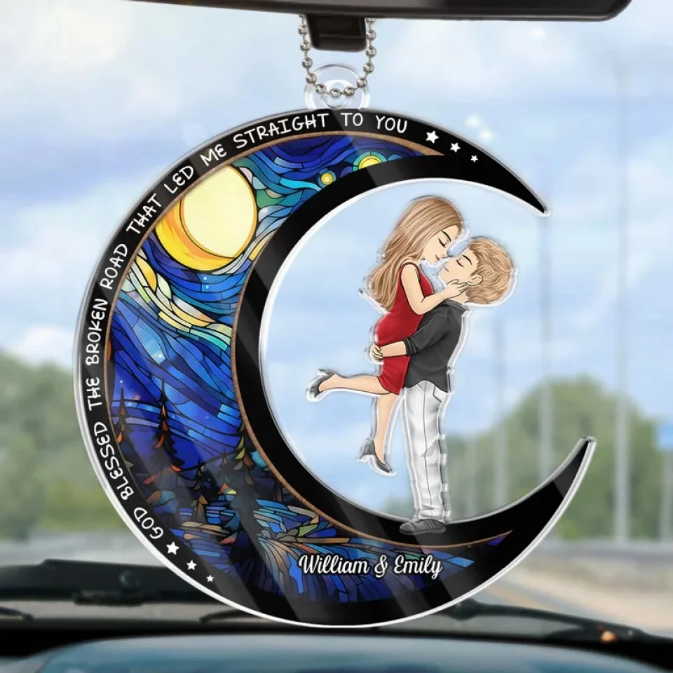I Need You Here With Me - Couple Personalized Custom Car Ornament - Acrylic Custom Shaped - Christmas Gift For Husband Wife, Anniversary 1 I Need You Here With Me - Couple Personalized Custom Car Ornament - Acrylic Custom Shaped - Christmas Gift For Husband Wife, Anniversary