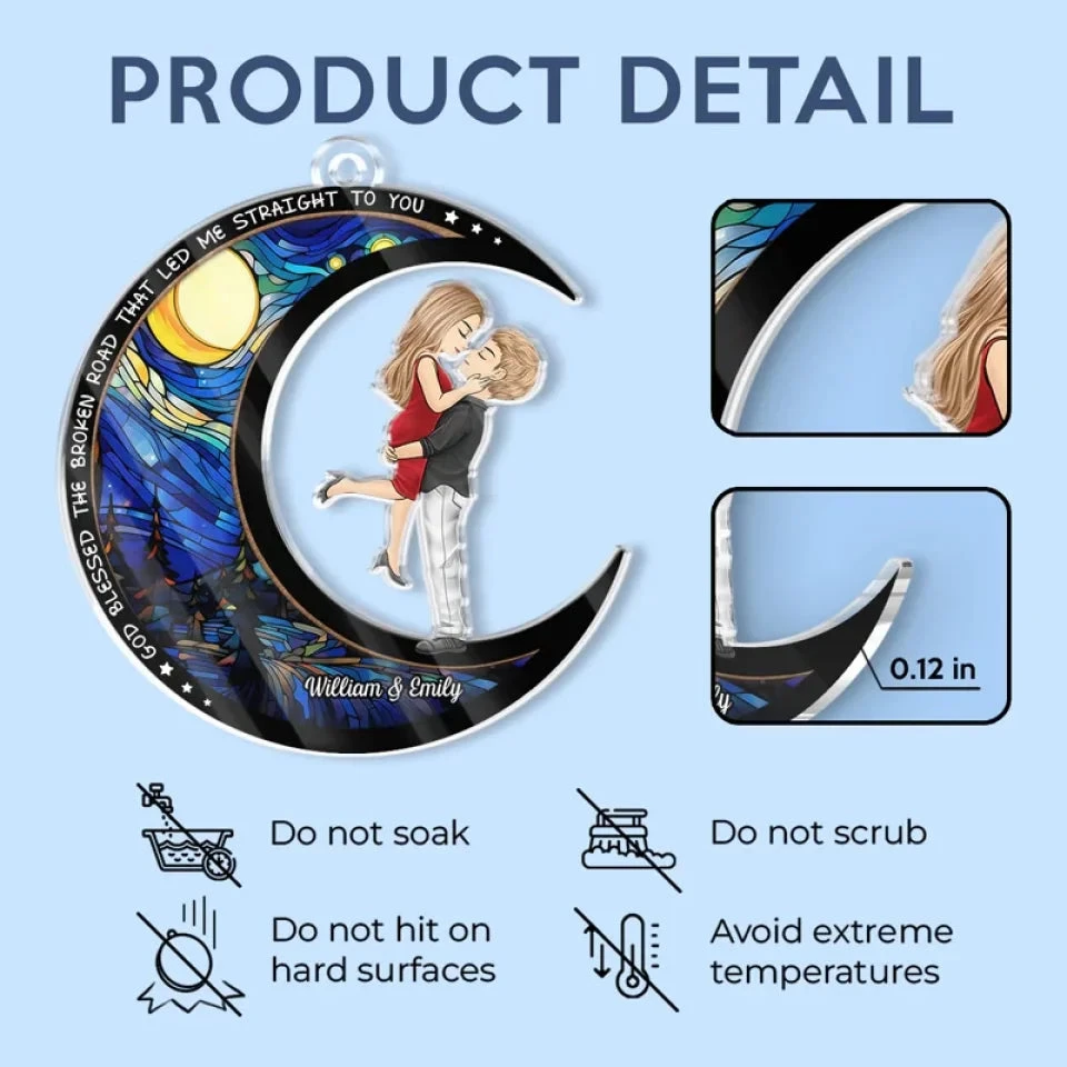 I Need You Here With Me - Couple Personalized Custom Car Ornament - Acrylic Custom Shaped - Christmas Gift For Husband Wife, Anniversary 5 I Need You Here With Me - Couple Personalized Custom Car Ornament - Acrylic Custom Shaped - Christmas Gift For Husband Wife, Anniversary - Image 5