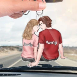 Together Is A Beautiful Place To Be - Couple Personalized Custom Car Ornament - Acrylic Custom Shaped - Gift For Husband Wife, Anniversary 8 Together Is A Beautiful Place To Be - Couple Personalized Custom Car Ornament - Acrylic Custom Shaped - Gift For Husband Wife, Anniversary -Pawfect House Store 674a895f1def0
