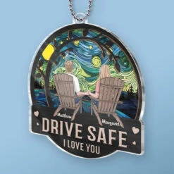 With You, Every Moment Is A Fairytale - Couple Personalized Custom Car Ornament - Acrylic Custom Shaped - Christmas Gift For Husband Wife, Anniversary -Pawfect House Store 674ae330a57ef