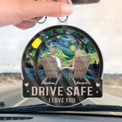 With You, Every Moment Is A Fairytale - Couple Personalized Custom Car Ornament - Acrylic Custom Shaped - Christmas Gift For Husband Wife, Anniversary -Pawfect House Store 674ae3357b2f6