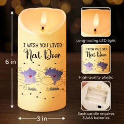 Far Apart, But Always Connected - Bestie Personalized Custom LED Candle - Christmas Gift For Best Friends, BFF, Sisters 7 Far Apart, But Always Connected - Bestie Personalized Custom LED Candle - Christmas Gift For Best Friends, BFF, Sisters -Pawfect House Store 674d39d07e759