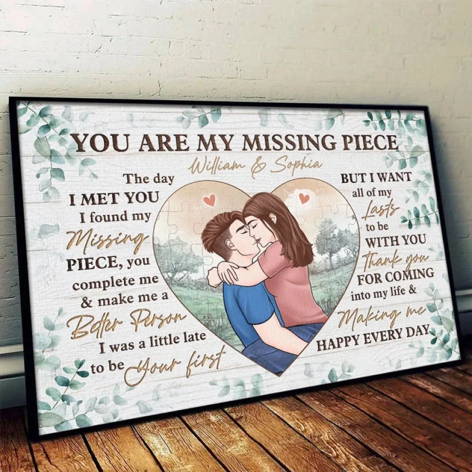 Thank You For Coming Into My Life - Couple Personalized Custom Horizontal Poster - Gift For Husband Wife, Anniversary 4 Thank You For Coming Into My Life - Couple Personalized Custom Horizontal Poster - Gift For Husband Wife, Anniversary - Image 4