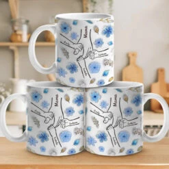 Little Hands, Big Love - Family Personalized Custom 3D Inflated Effect Printed Mug - Christmas Gift For Mom, Grandma 10 Little Hands, Big Love - Family Personalized Custom 3D Inflated Effect Printed Mug - Christmas Gift For Mom, Grandma -Pawfect House Store 674fdcdf95feb