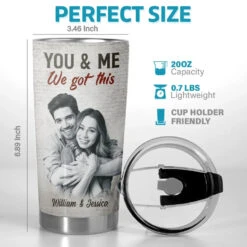 Custom Photo I Had You And You Had Me - Couple Personalized Custom Tumbler - Christmas Gift For Husband Wife, Anniversary -Pawfect House Store 674fde7896efc