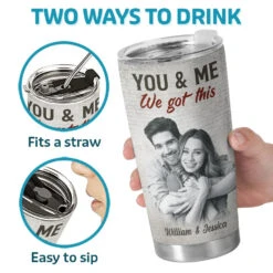 Custom Photo I Had You And You Had Me - Couple Personalized Custom Tumbler - Christmas Gift For Husband Wife, Anniversary -Pawfect House Store 674fde8448dd8