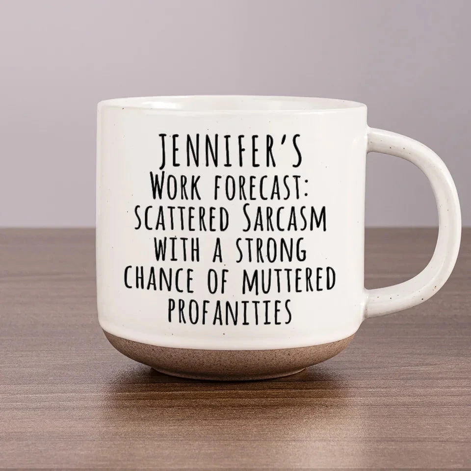 Scattered Sarcasm, Endless Entertainment - Coworker Personalized Custom Printed Pottery Mug - Gift For Coworkers, Work Friends, Colleagues 6 Scattered Sarcasm, Endless Entertainment - Coworker Personalized Custom Printed Pottery Mug - Gift For Coworkers, Work Friends, Colleagues - Image 6