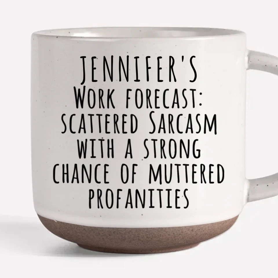 Scattered Sarcasm, Endless Entertainment - Coworker Personalized Custom Printed Pottery Mug - Gift For Coworkers, Work Friends, Colleagues 2 Scattered Sarcasm, Endless Entertainment - Coworker Personalized Custom Printed Pottery Mug - Gift For Coworkers, Work Friends, Colleagues - Image 2