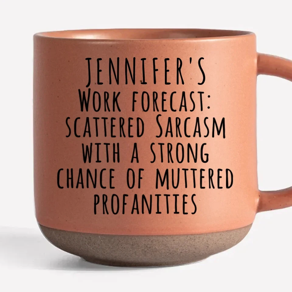 Scattered Sarcasm, Endless Entertainment - Coworker Personalized Custom Printed Pottery Mug - Gift For Coworkers, Work Friends, Colleagues 3 Scattered Sarcasm, Endless Entertainment - Coworker Personalized Custom Printed Pottery Mug - Gift For Coworkers, Work Friends, Colleagues - Image 3