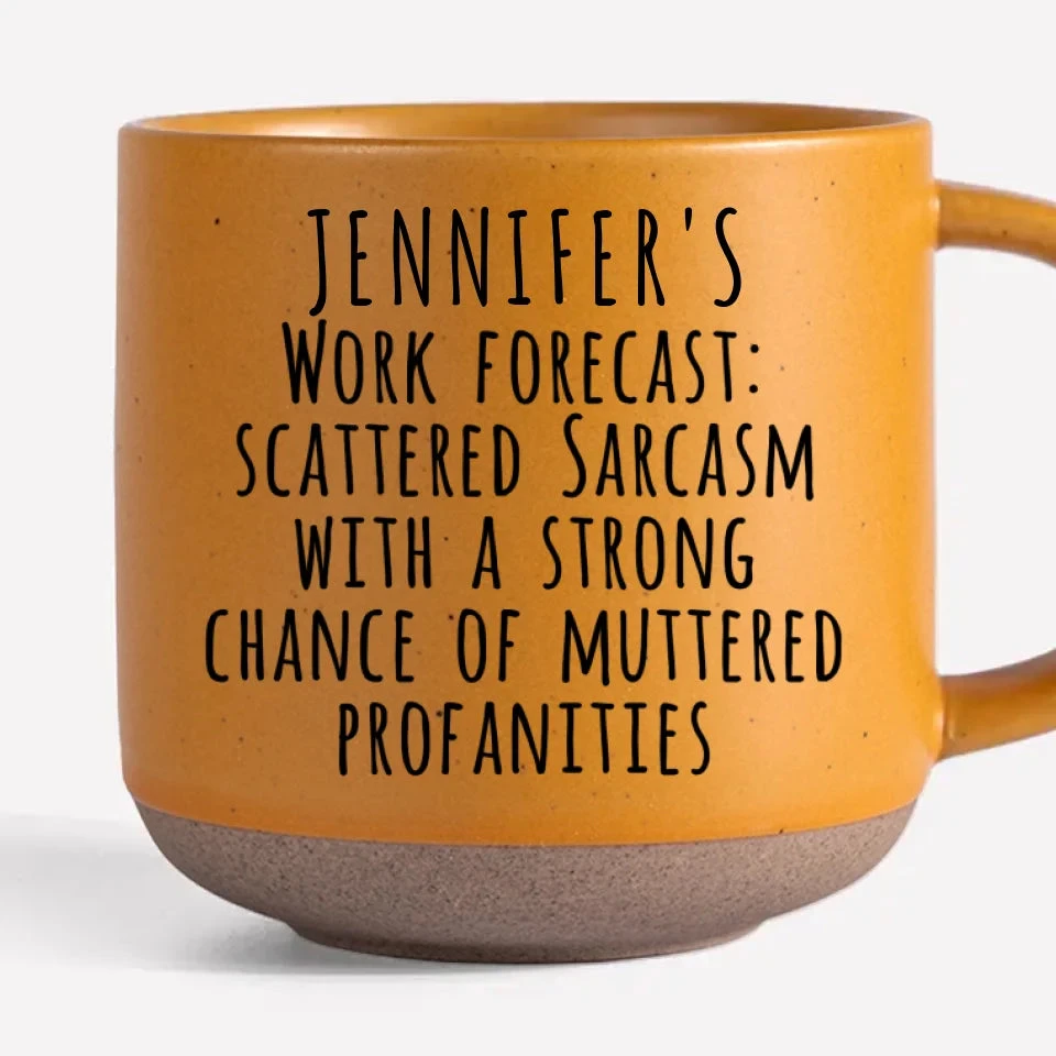 Scattered Sarcasm, Endless Entertainment - Coworker Personalized Custom Printed Pottery Mug - Gift For Coworkers, Work Friends, Colleagues 4 Scattered Sarcasm, Endless Entertainment - Coworker Personalized Custom Printed Pottery Mug - Gift For Coworkers, Work Friends, Colleagues - Image 4