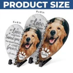 Custom Photo Once By My Side, Forever In My Heart - Memorial Personalized Custom Heart Shaped Stone With Stand - Christmas Gift, Sympathy Gift For Pet Owners, Pet Lovers 9 Custom Photo Once By My Side, Forever In My Heart - Memorial Personalized Custom Heart Shaped Stone With Stand - Christmas Gift, Sympathy Gift For Pet Owners, Pet Lovers -Pawfect House Store 675127c943eee