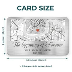 Location Map You Are The Map To My Heart - Couple Personalized Custom Map Aluminum Wallet Card - Map Art, Christmas Gift For Husband Wife, Anniversary 7 Location Map You Are The Map To My Heart - Couple Personalized Custom Map Aluminum Wallet Card - Map Art, Christmas Gift For Husband Wife, Anniversary -Pawfect House Store 67553fc18f751