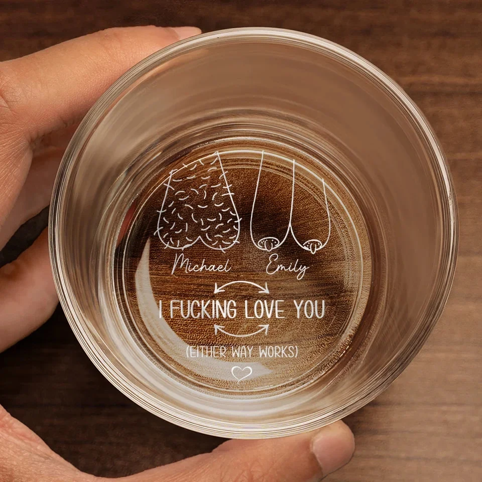 You Are My Heart’s Greatest Joy - Couple Personalized Custom Whiskey Glass - Gift For Husband Wife, Anniversary 4 You Are My Heart’s Greatest Joy - Couple Personalized Custom Whiskey Glass - Gift For Husband Wife, Anniversary - Image 4