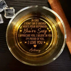 I Found My Forever In You - Couple Personalized Custom Whiskey Glass - Gift For Husband Wife, Anniversary