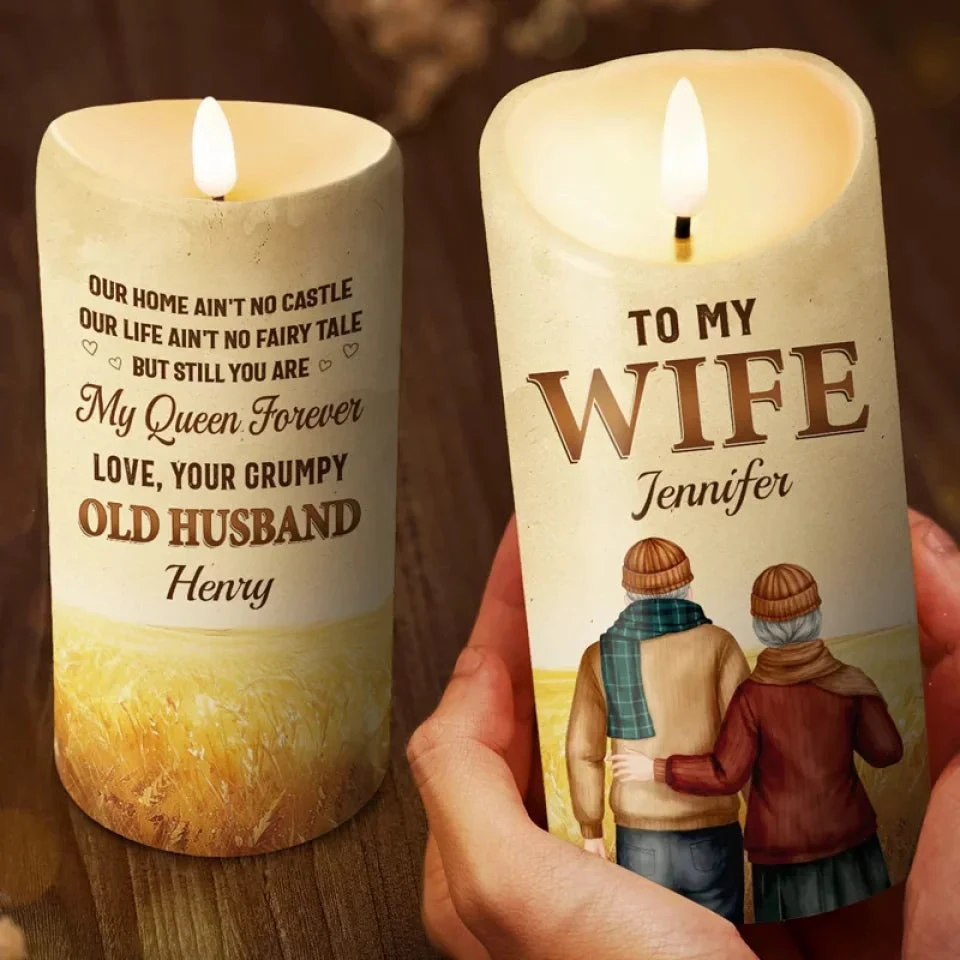 Love Is You And Me, Always - Couple Personalized Custom LED Candle - Christmas Gift For Husband Wife, Anniversary 3 Love Is You And Me, Always - Couple Personalized Custom LED Candle - Christmas Gift For Husband Wife, Anniversary - Image 3