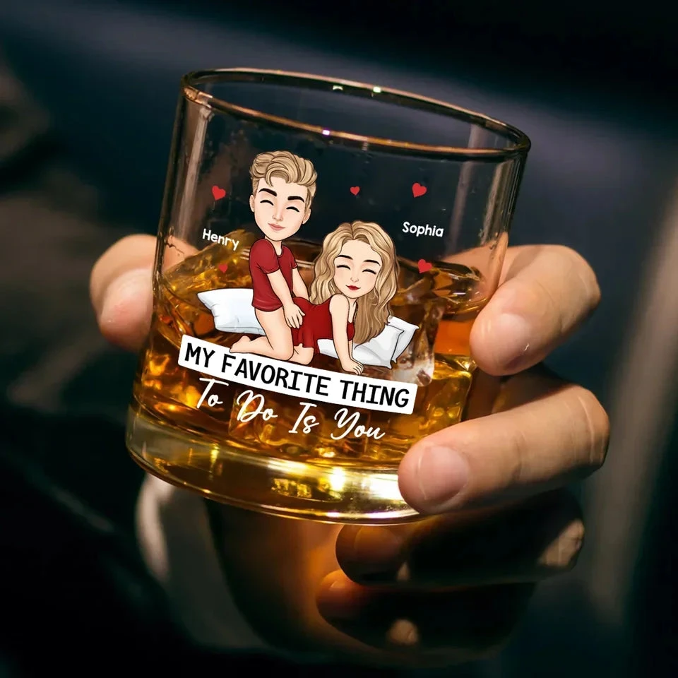 Every Touch Whispers Forever - Couple Personalized Custom Whiskey Glass - Gift For Husband Wife, Anniversary 3 Every Touch Whispers Forever - Couple Personalized Custom Whiskey Glass - Gift For Husband Wife, Anniversary - Image 3