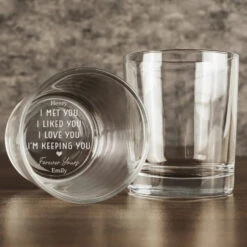 My Heart Has Been Yours - Couple Personalized Custom Whiskey Glass - Gift For Husband Wife, Anniversary -Pawfect House Store 6757bf86590ee