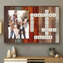 Custom Photo Heart Full Of Love, Home Full Of Family - Family Personalized Custom Horizontal Poster - Christmas Gift For Family Members -Pawfect House Store 6757d398258b5