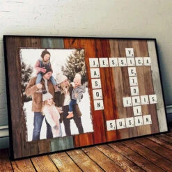 Custom Photo Heart Full Of Love, Home Full Of Family - Family Personalized Custom Horizontal Poster - Christmas Gift For Family Members -Pawfect House Store 6757d39b63ff5