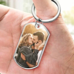 Custom Photo I Love You Now And Always - Couple Personalized Custom Keychain - Gift For Husband Wife, Anniversary -Pawfect House Store 67581aceb47c9