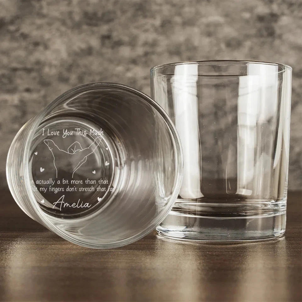 My Love Outgrows Every Boundary - Couple Personalized Custom Whiskey Glass - Gift For Husband Wife, Anniversary 5 My Love Outgrows Every Boundary - Couple Personalized Custom Whiskey Glass - Gift For Husband Wife, Anniversary - Image 5