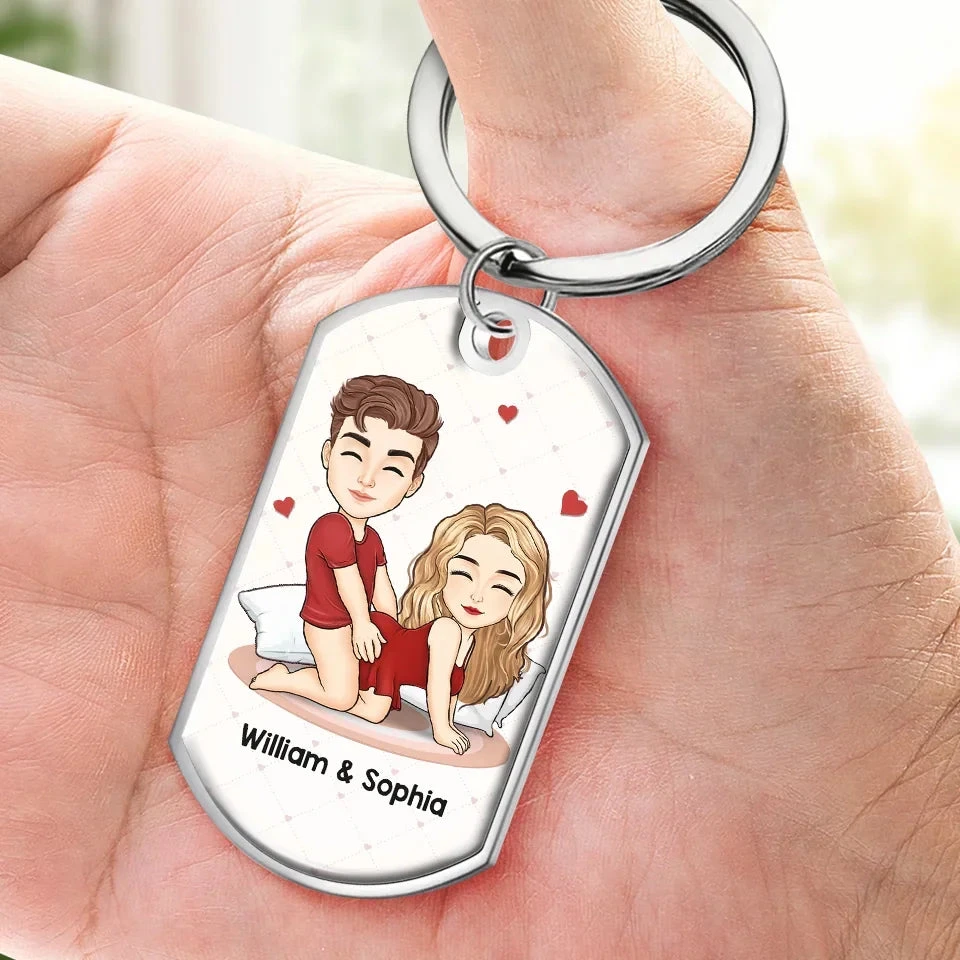 Forever Isn't Long Enough For My Love - Couple Personalized Custom Keychain - Gift For Husband Wife, Anniversary 3 Forever Isn't Long Enough For My Love - Couple Personalized Custom Keychain - Gift For Husband Wife, Anniversary - Image 3