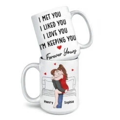Every Heartbeat Whispers Your Name - Couple Personalized Custom Mug - Gift For Husband Wife, Anniversary 10 Every Heartbeat Whispers Your Name - Couple Personalized Custom Mug - Gift For Husband Wife, Anniversary -Pawfect House Store 6758d4c06f54d