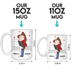 Every Heartbeat Whispers Your Name - Couple Personalized Custom Mug - Gift For Husband Wife, Anniversary 11 Every Heartbeat Whispers Your Name - Couple Personalized Custom Mug - Gift For Husband Wife, Anniversary -Pawfect House Store 6758d4c4690cb