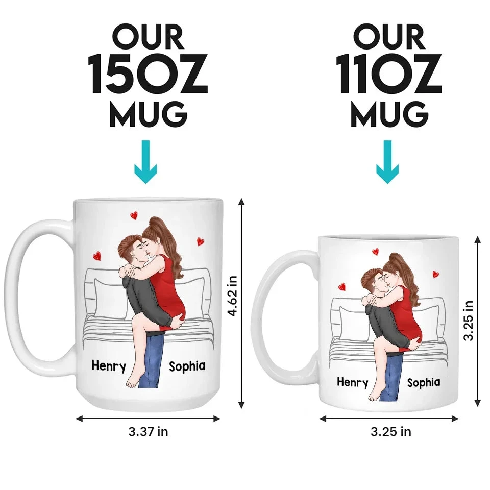 Every Heartbeat Whispers Your Name - Couple Personalized Custom Mug - Gift For Husband Wife, Anniversary 6 Every Heartbeat Whispers Your Name - Couple Personalized Custom Mug - Gift For Husband Wife, Anniversary - Image 6