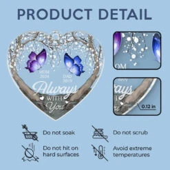 Always With You - Memorial Personalized Custom Car Ornament - Acrylic Custom Shaped - Sympathy Gift For Family Members 9 Always With You - Memorial Personalized Custom Car Ornament - Acrylic Custom Shaped - Sympathy Gift For Family Members -Pawfect House Store 6758f4a3cdccd